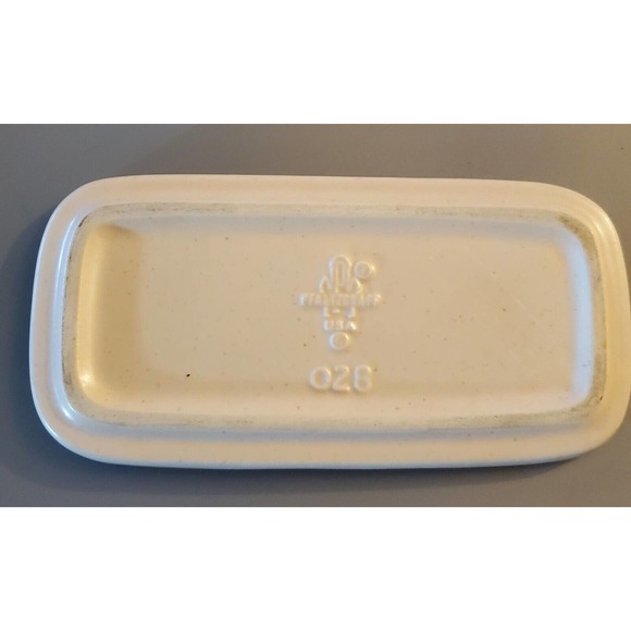 Pfaltzgraff Vintage Butter Dish Remembrance Pattern 028 Cottage Ware - Picture 12 of 14